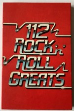 112 ROCK 'n' ROLL GREATS boxed set 4 Audio Tapes.Original artists.Tapes sealed