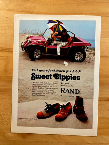1972 print rand - print, shoes