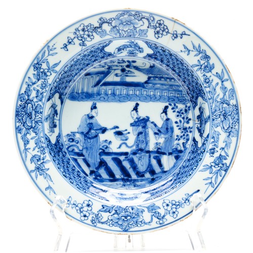 Chinese porcelain deep plate - porcelain,