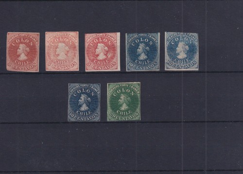 Chile 1853 1866 7 - chile:,