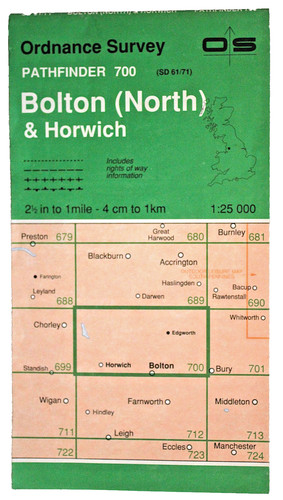 Ordnance survey pathfinder - survey,