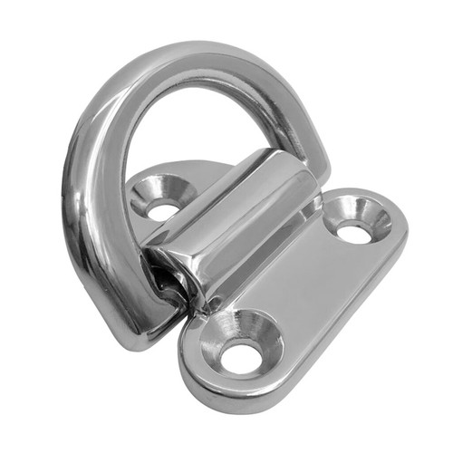 Polished lashing ring anchor - polished,
