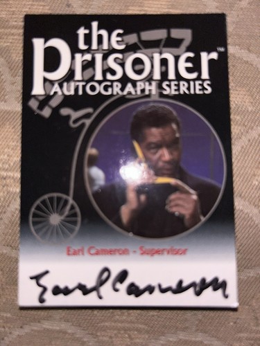 Earl cameron pa5 autograph - earl,