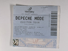 Depeche Mode Ticket Exciter Tour Original Wembley Arena London 18th October 2001