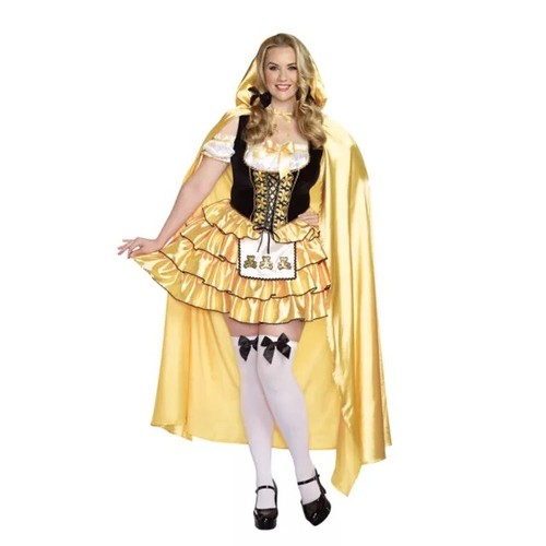 Adult caped goldilocks costume - adult,