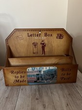Vintage Wooden letter Rack