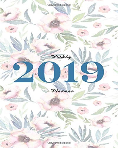 2019 weekly planner calendar - planner:,