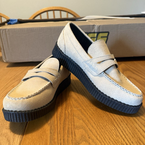 Tan suede penny - tan, loafer
