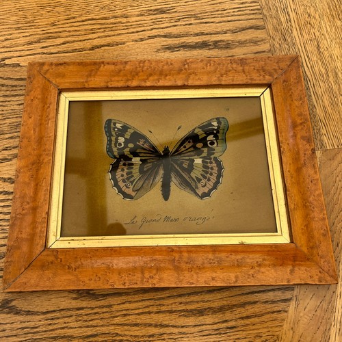 Reverse glass painting - glass,