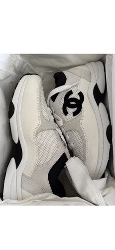 White chanel trainers size - white,