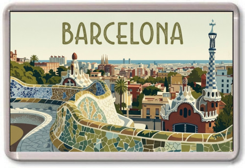 Fridge magnet barcelona - magnet,