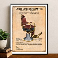1915 koken barber chair patent - koken,