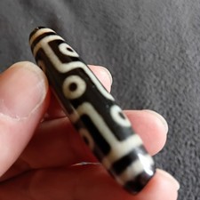 Tibetan Agate Hand Etched 9