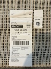 Ikea STARREKLINTE Rug, flatwoven, natural/light green, 120x180 cm,305.079.17