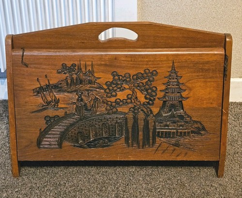 Vintage oriental camphor wood - camphor,