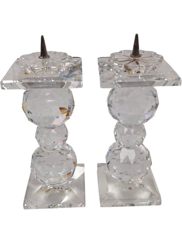 Swarovski crystal glass candle - crystal,