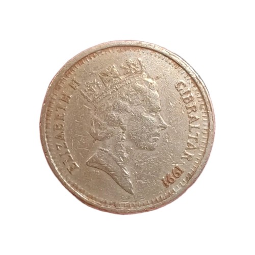1991 gibraltar one pound - 1991,