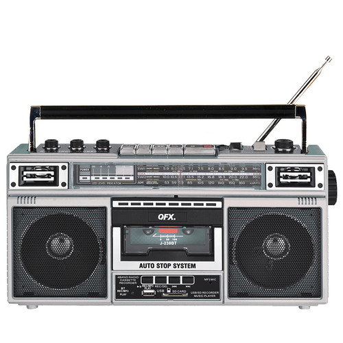 Silver qfx 230bt - silver,