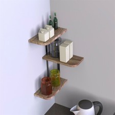  3 Tier Corner Wall Shelves