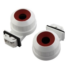 Plastic T5 End Cap Tube Water Resistant Lamp Base Socket Light Holder Bulb 2 Pcs