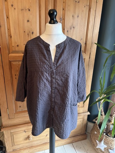 East grey pintuck cotton - pintuck,