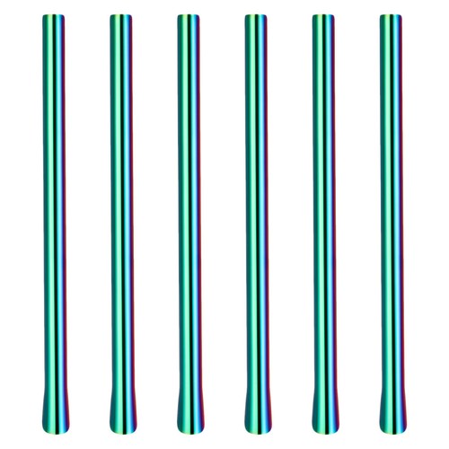 6pcs reusable stainless steel - reusable,
