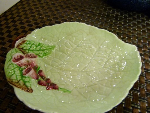 Carlton ware foxglove plate - ware,