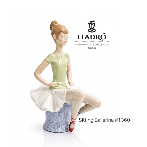 Lladro 1360 laura sitting - lladro,