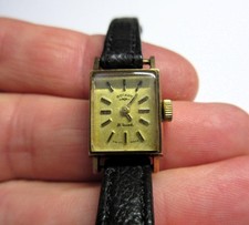 Vintage 9ct GOLD CASED 21J Manual Wind Ladies WRISTWATCH by ROTARY - Working