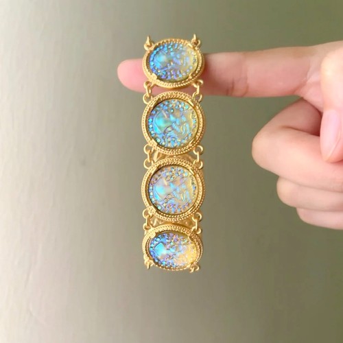 Vintage inspired gold cameo - inspired,