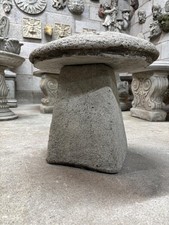 Large staddle stone mushroom - stone,