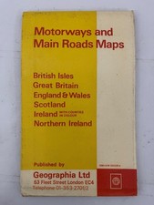 Geographia British Isles Motorways And Main Roads Map 
