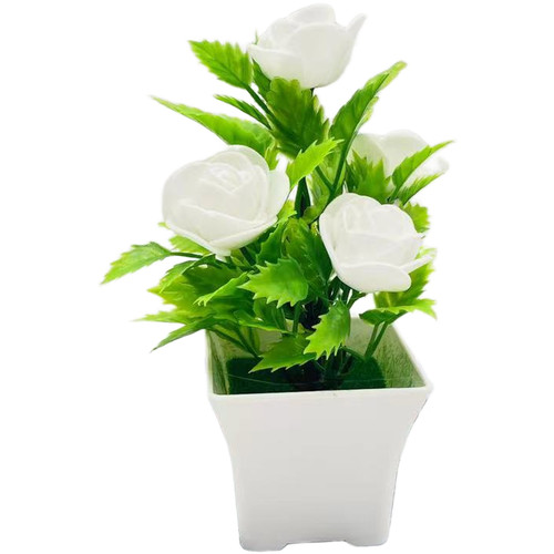 Artificial rose pot - rose,