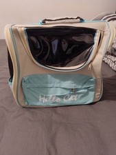 Pet Chest Backpack Window Front Cat Dog Carrier for Hiking, Travel, Bike, Medium