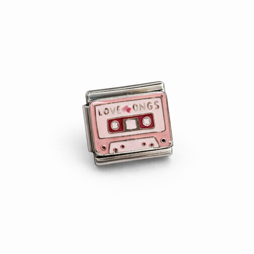 Italian charm link 9mm - link, silver