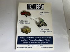Vintage Original Heartbeat TV Enamel Pin Badge Set