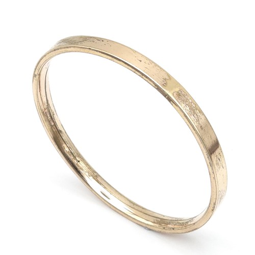 Rolled gold bangle armlet - rolled,
