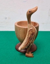 Hand Crafted Wooden Duck Bird
