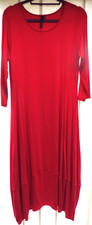 YONG KIM LONG SLEEVE DRESS RED