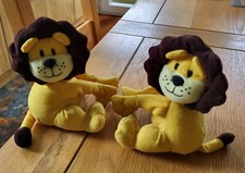 Vintage Pair of Lions Plush Soft Curtain Ties hold backs