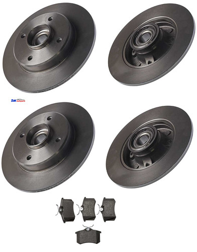 Rear brake discs bearing - +, and