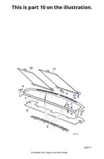 Jaguar Genuine Backlight Glass