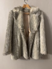 Gorgeous Arctic Fox Vintage Faux Fur Coat Made by Glenn Models Size 12