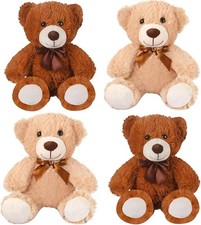 4 Pack Soft Teddy Bears Bulk, 35 cm Teddy Bear Stuffed Animals with Bow, Cute...