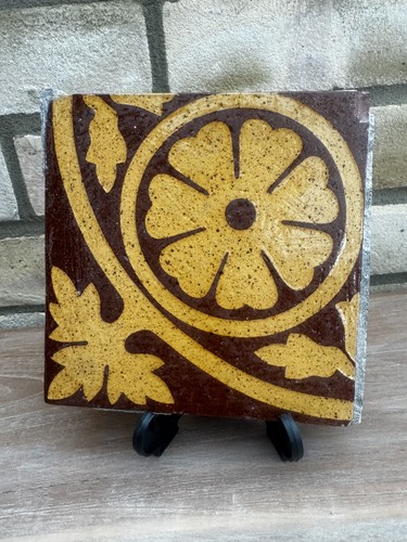 Antique victorian encaustic - antique,