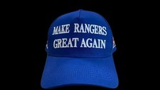 Make Rangers Great Again Cap Trump Style 49ers Style Blue