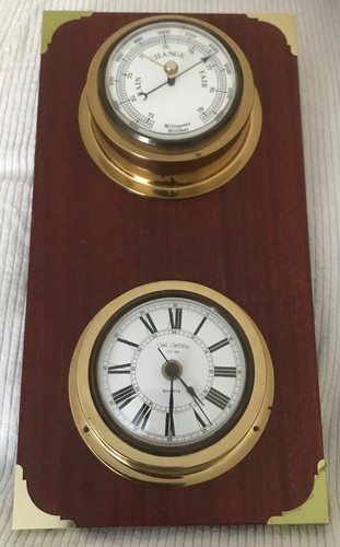German vintage brass and wood - german,