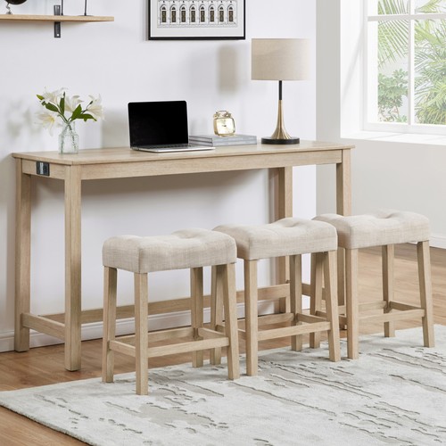 4piece bar table set with - table,