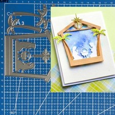 Metal Cutting Dies Nativity House Scrapbooking Embossing Stencil Paper Card Mold