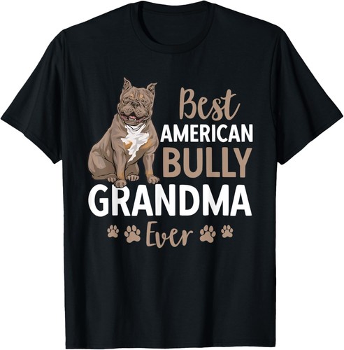 American bully dog grandma - american,